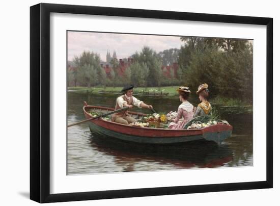 Market Day, 1900-Edmund Blair Leighton-Framed Giclee Print