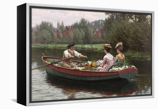 Market Day, 1900-Edmund Blair Leighton-Framed Premier Image Canvas