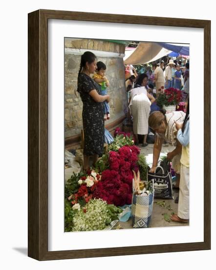 Market Day at Zaachila, Oaxaca, Mexico, North America-R H Productions-Framed Photographic Print