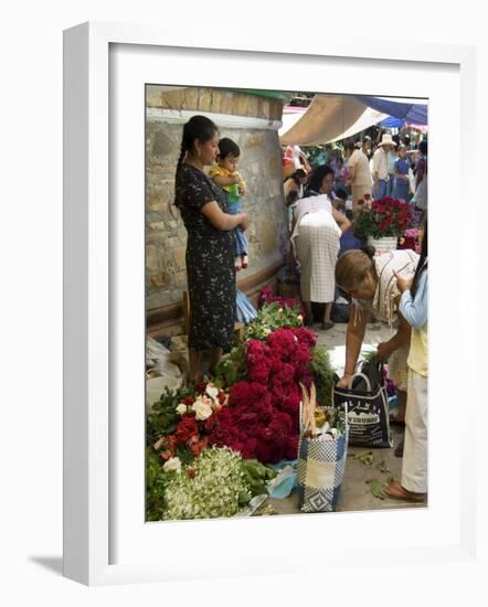Market Day at Zaachila, Oaxaca, Mexico, North America-R H Productions-Framed Photographic Print