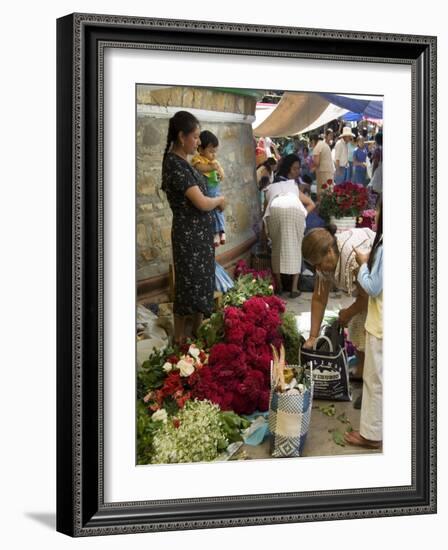 Market Day at Zaachila, Oaxaca, Mexico, North America-R H Productions-Framed Photographic Print