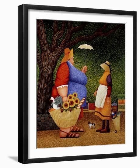 Market Day-Lowell Herrero-Framed Art Print