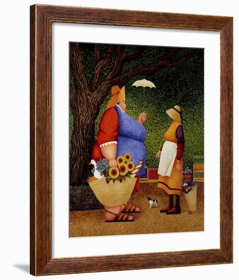 Market Day-Lowell Herrero-Framed Art Print