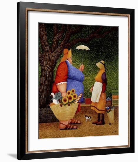 Market Day-Lowell Herrero-Framed Art Print