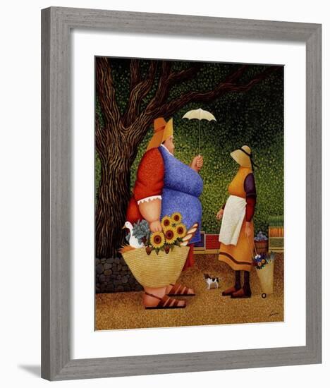 Market Day-Lowell Herrero-Framed Art Print