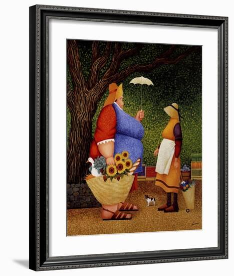 Market Day-Lowell Herrero-Framed Art Print