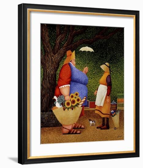 Market Day-Lowell Herrero-Framed Art Print