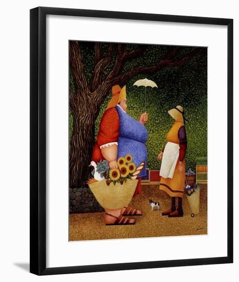 Market Day-Lowell Herrero-Framed Art Print