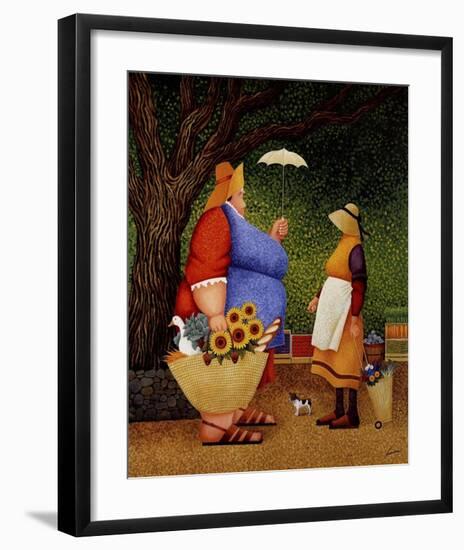 Market Day-Lowell Herrero-Framed Art Print