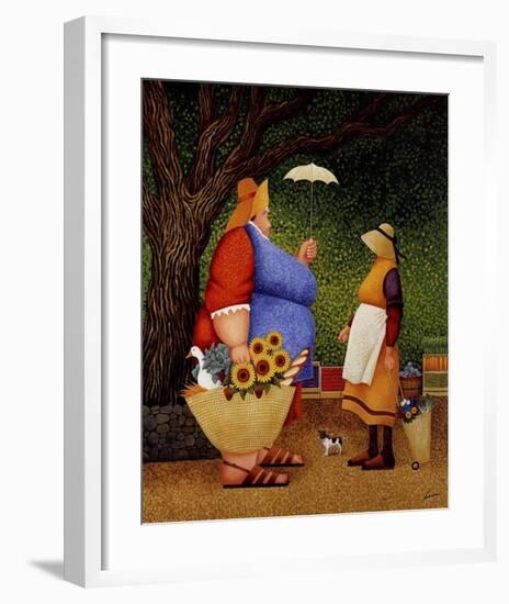 Market Day-Lowell Herrero-Framed Art Print