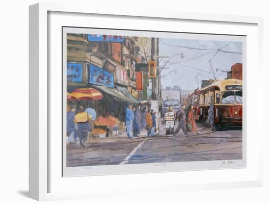 Market Day-Neville Clarke-Framed Collectable Print