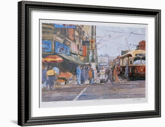 Market Day-Neville Clarke-Framed Collectable Print