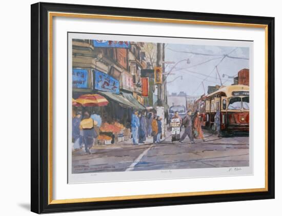 Market Day-Neville Clarke-Framed Collectable Print