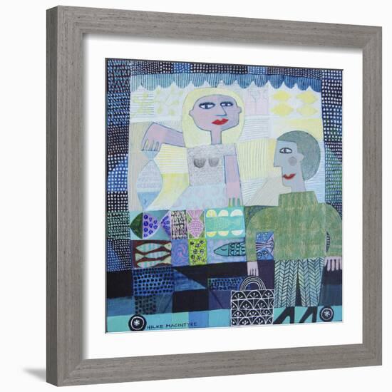 Market - Fish Stall-Hilke Macintyre-Framed Giclee Print