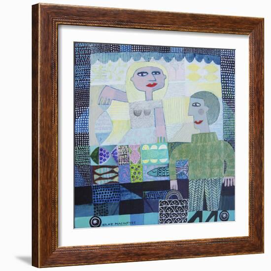 Market - Fish Stall-Hilke Macintyre-Framed Giclee Print