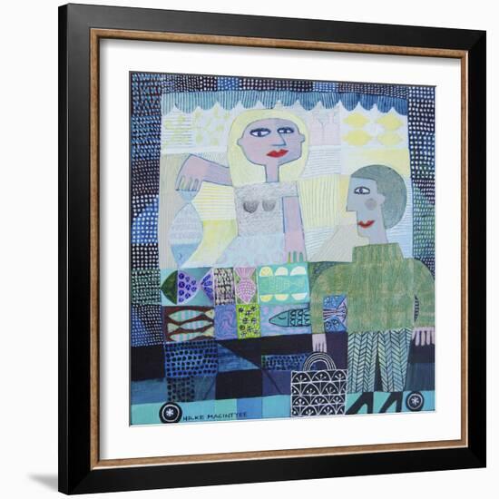 Market - Fish Stall-Hilke Macintyre-Framed Giclee Print