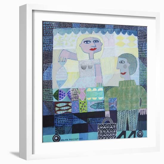 Market - Fish Stall-Hilke Macintyre-Framed Giclee Print