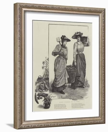 Market Gardeners-null-Framed Giclee Print