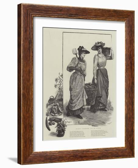 Market Gardeners-null-Framed Giclee Print