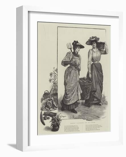 Market Gardeners-null-Framed Giclee Print