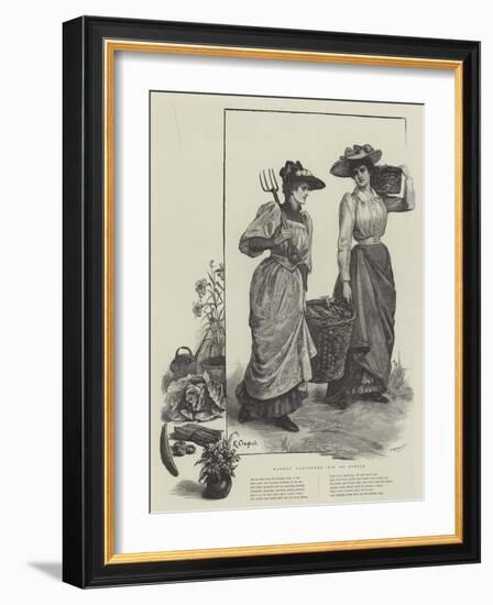 Market Gardeners-null-Framed Giclee Print