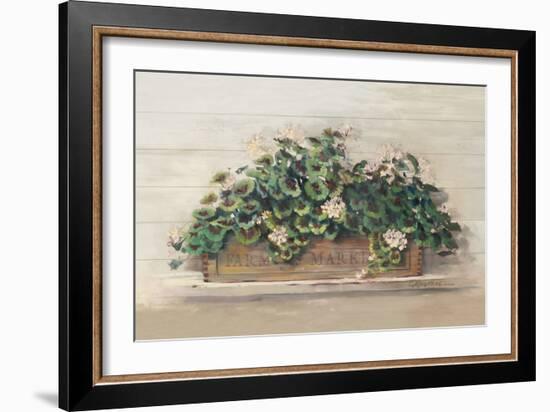 Market Geraniums Farmers Market Crop-Carol Rowan-Framed Art Print