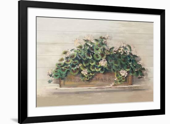 Market Geraniums Farmers Market Crop-Carol Rowan-Framed Art Print