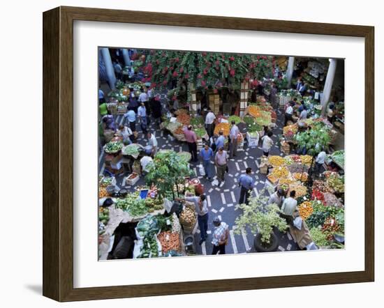 Market Hall, Funchal, Madeira, Portugal-Hans Peter Merten-Framed Photographic Print