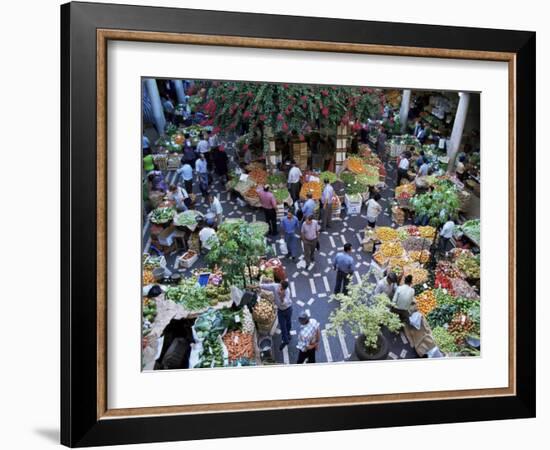 Market Hall, Funchal, Madeira, Portugal-Hans Peter Merten-Framed Photographic Print