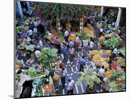 Market Hall, Funchal, Madeira, Portugal-Hans Peter Merten-Mounted Photographic Print