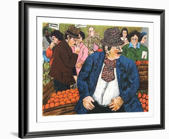 Market in Napoli-David Azuz-Framed Collectable Print