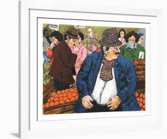 Market in Napoli-David Azuz-Framed Collectable Print