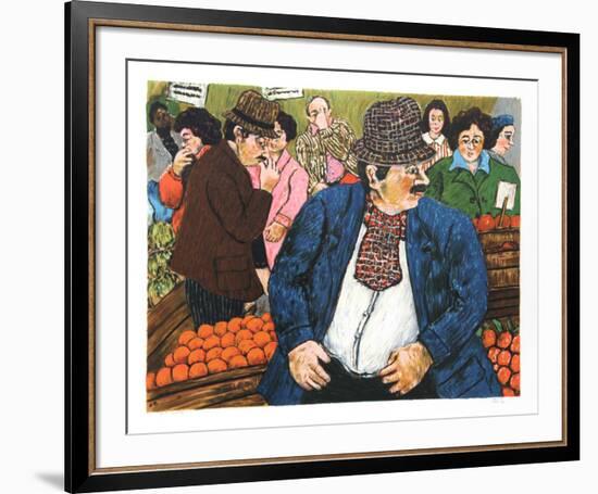 Market in Napoli-David Azuz-Framed Collectable Print