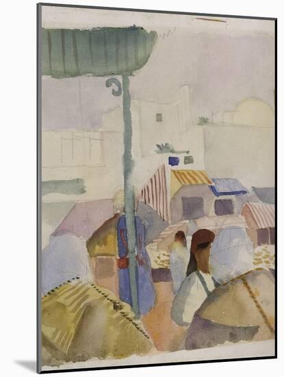 Market in Tunis II, 1914-August Macke-Mounted Giclee Print