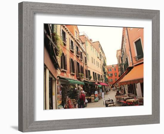 Market in Venice-Les Mumm-Framed Photographic Print
