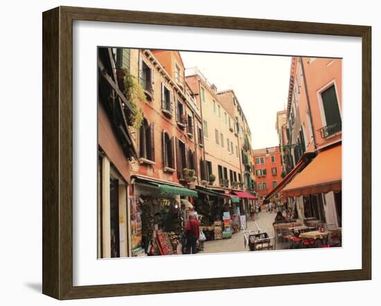 Market in Venice-Les Mumm-Framed Photographic Print