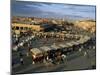 Market, Jemaa El-Fna, Marakech, Morocco-Bruno Morandi-Mounted Photographic Print