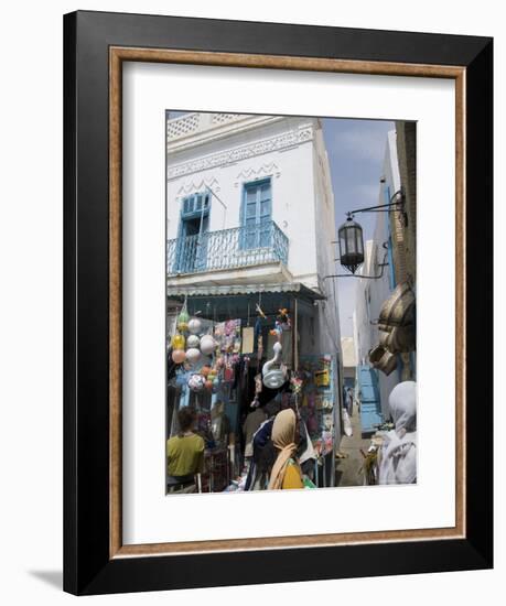 Market, Main Street, Kairouan, Tunisia, North Africa, Africa-Ethel Davies-Framed Photographic Print