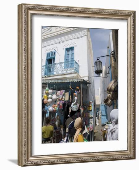 Market, Main Street, Kairouan, Tunisia, North Africa, Africa-Ethel Davies-Framed Photographic Print