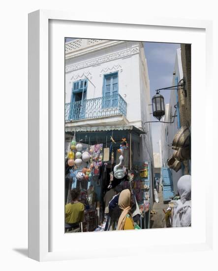 Market, Main Street, Kairouan, Tunisia, North Africa, Africa-Ethel Davies-Framed Photographic Print