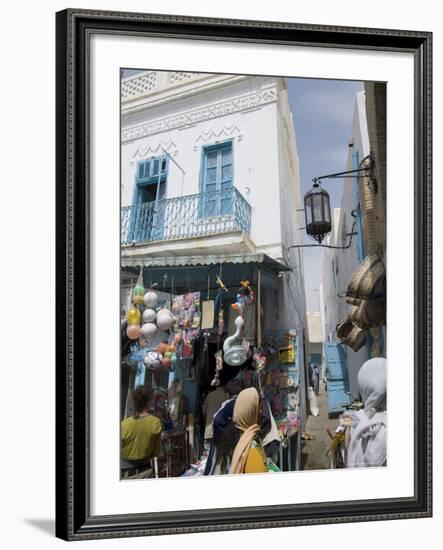 Market, Main Street, Kairouan, Tunisia, North Africa, Africa-Ethel Davies-Framed Photographic Print