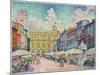 Market of Verona, 1909-Paul Signac-Mounted Giclee Print