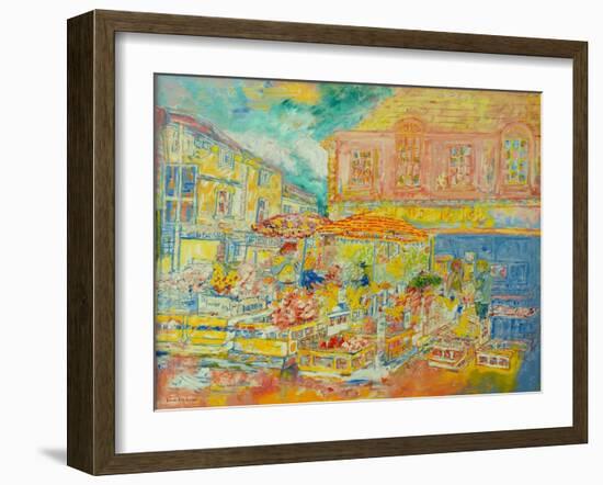 Market on the Square-Brenda Brin Booker-Framed Giclee Print