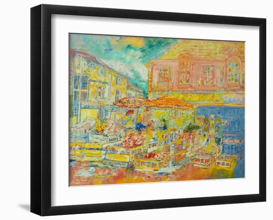 Market on the Square-Brenda Brin Booker-Framed Giclee Print