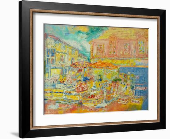 Market on the Square-Brenda Brin Booker-Framed Giclee Print