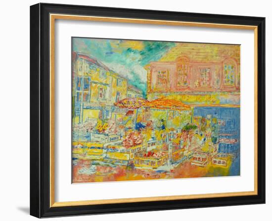 Market on the Square-Brenda Brin Booker-Framed Giclee Print