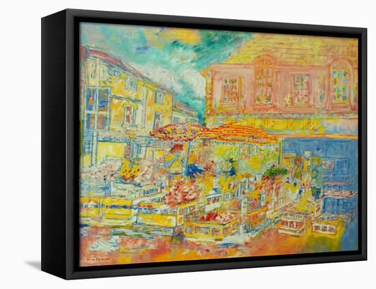 Market on the Square-Brenda Brin Booker-Framed Premier Image Canvas