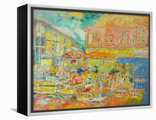 Market on the Square-Brenda Brin Booker-Framed Premier Image Canvas