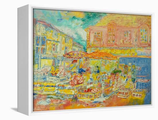 Market on the Square-Brenda Brin Booker-Framed Premier Image Canvas