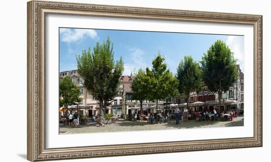 Market Place, Place Du Marche Gayot, Strasbourg, Bas-Rhin, Alsace, France-null-Framed Photographic Print